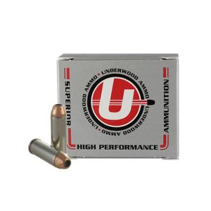 Underwood ammo xtp jacketed hollow point handgun ammunition 45 colt (+p) 300gr jhp 1300 fps 20/ct