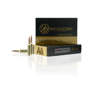 Weatherby select plus rifle ammunition 6. 5 prc 124gr hammer custom 3100 fps 20/ct