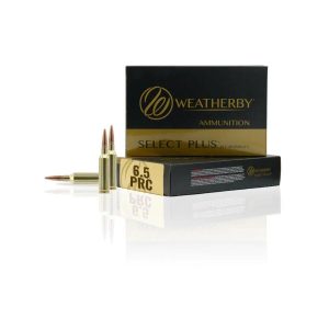Weatherby select plus rifle ammunition 6. 5 prc 156gr elite hunter 2850 fps 20/ct