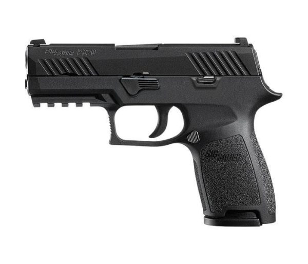 Sig sauer p320 compact handgun 9mm luger 10rd magazines 3. 9" barrel nitron finish siglite sights ma compliant manual safety