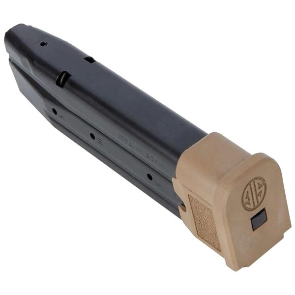 Sig sauer p320-m17/m18 handgun magazine coyote 9mm luger 21/rd