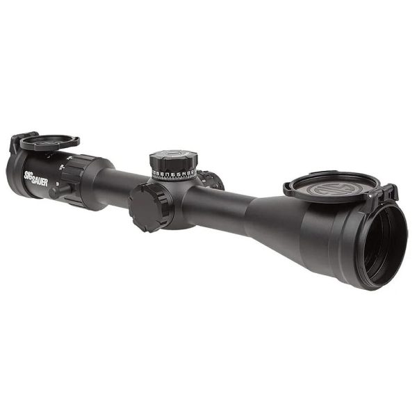 Sig sauer whiskey4 rifle scope 2. 5-10x42 30mm sfp hellfire quadplex illum black
