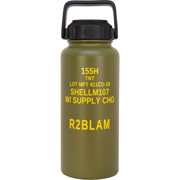 Mission first tactical m107 155mm howitzer water bottle 32 oz