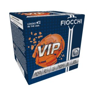Fiocchi premium target loads. 410 ga 2 1/2"  1/2 oz #8  - 25/box