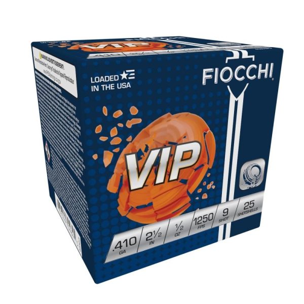 Fiocchi premium target loads. 410 ga 2 1/2"  1/2 oz #9  - 25/box