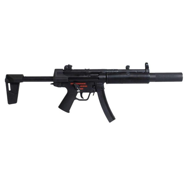 Century arms ap5-sd rifle 9mm luger 30rd magazines (2) 5. 75" 1/2x28 threaded barrel black with brace