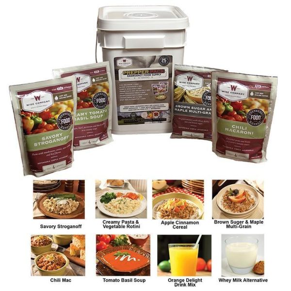 Wise company 52-serving emergency prepper pack