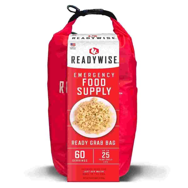 Readywise 7 day emergency dry bag breakfast entree grab and go 60 servings