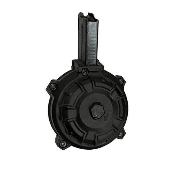 Promag ar-15 rifle magazine black drum 7. 62x39mm 50/rd
