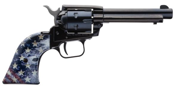Heritage manufacturing 22lr bl/amer flag grip 4. 75"