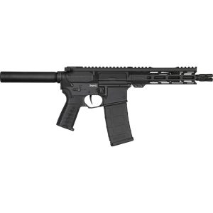 Cmmg banshee mk4 handgun. 300 blk 30rd magazine 8" 5/8x24 threaded barrel black pistol tube