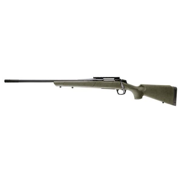 Cva cascade xt left hand rifle 7 prc 2rd capacity 22" threaded cerakote black barrel od green/black web stock pic rail