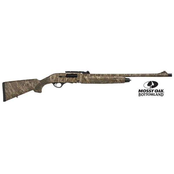 Escort ps semi-auto turkey shotgun 12ga 3" chamber 4rd capacity 24" barrel mossy oak bottomland stock