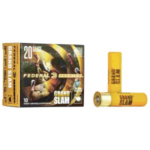 Federal grand slam shotshells 20 ga 3" 1-15/16 oz 1185 fps 5 10/rd