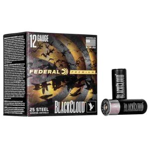 Federal black cloud fs steel shotshells 12g. 2-3/4 1-1/8oz 1500 fps #4 25/ct