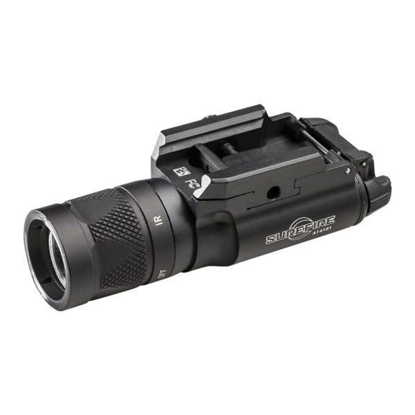 Surefire x300v-b infrared and white led handgun weapon light with t-slot mounting system 350 lumens black