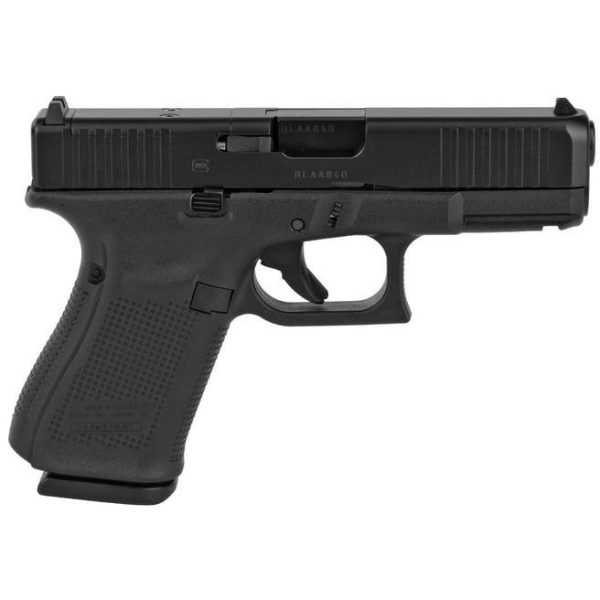 Glock 19 gen 5 mos handgun 9mm luger 15rd magazines (3) 4. 02" barrel black austria