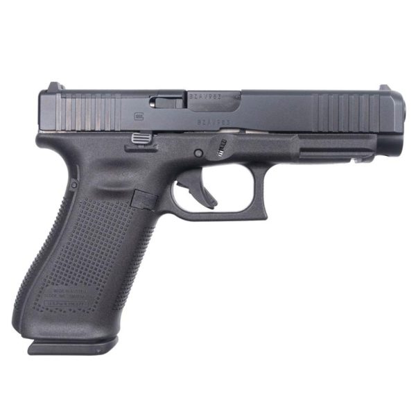 Glock 47 gen 5 mos handgun 9mm luger 10rd magazines (3) 4. 49" barrel black austria
