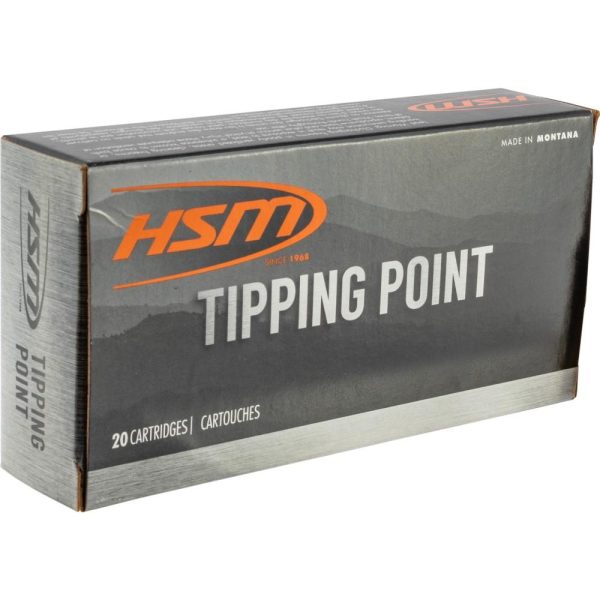 Hsm tipping point 2 rifle ammunition. 30-06 sprg 165 gr sst 20/ct