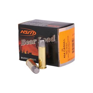 Hsm bear load hard cast handgun ammunition. 454 casull 325gr wfn 1330 fps 20/ct