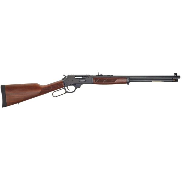 Henry steel lever action side gate rifle. 30-30 5rd magazine 20" barrel walnut