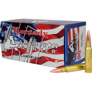 Hornady american gunner bulk rifle ammuntiton. 308 win 155 gr hp 50/ct
