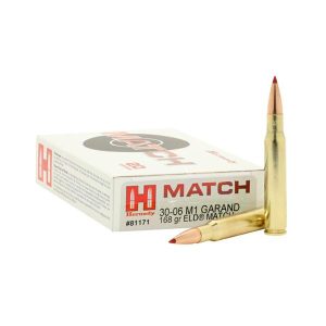 Hornady vintage match rifle ammunition. 30-06 sprg 168 gr eld 2710 fps 20/ct