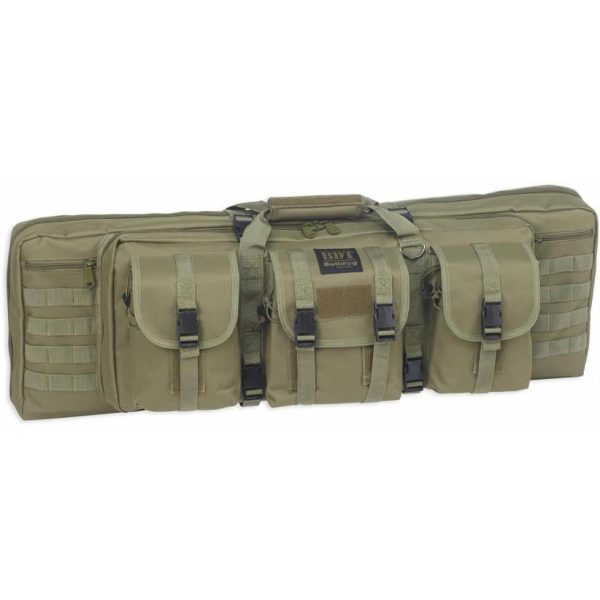Bulldog double tactical rifle case 43" green