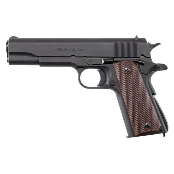 1911a1 gi specs matte black finish 9mm 5in bbl w/plastic grips