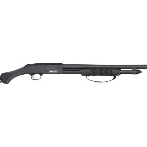 Mossberg 590s shockwave shotgun 12ga 18. 5" barrel matte blue strapped forend