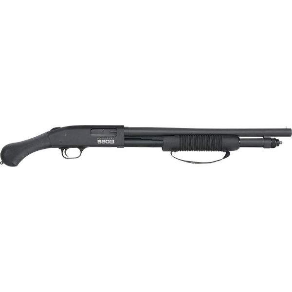 Mossberg 590s shockwave shotgun 12ga 18. 5" barrel matte blue strapped forend