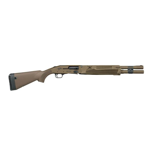 Mossberg 940 pro thunder ranch shotgun 12ga 7rd capacity 18. 5'' barrel optic-ready fde/patriot brown