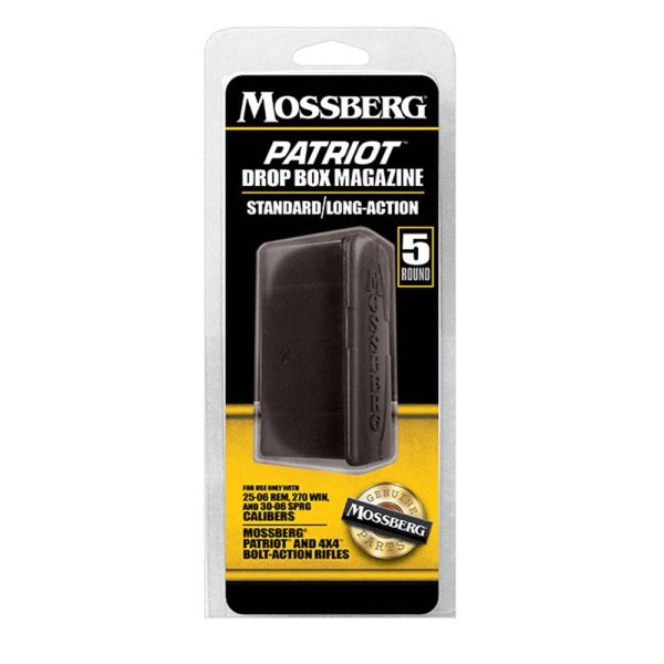 Mossberg patriot bolt action centerfire magazine standard long action. 270 win/. 30-06 sprg/. 25-06 rem 4/rd