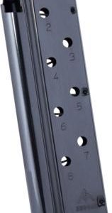 Mec-gar 1911 govt handgun magazine. 40 s&w /. 357 sig ht blued 8/rd