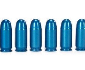 A-zoom aluminum snap caps. 380 auto blue 10/pk