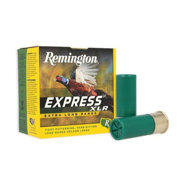 Remington express extra long range shotgun ammo 12 ga 2 3/4" 3 3/4 dr 1 1/4 oz #7. 5 1330 fps 25/ct