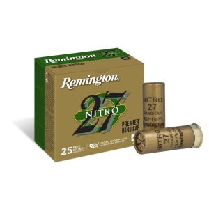 Remington premier nitro 27 target 12 ga 2 3/4" hdcp 1 oz #7. 5 1290 fps 25/ct