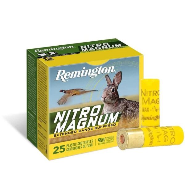 Remingto nitro magnum shotshells 20 ga 3 in 1-1/4 oz #4 1185 fps 25/ct