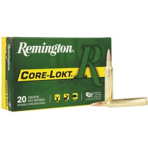 Remington core-lokt rifle ammunition 7mm rem ultra 150gr psp 3230 fps 20/ct