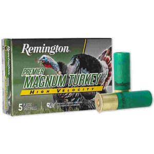 Remington premier magnum turkey hv shotshells 12ga 3-1/2" 2oz 1300 fps #5 5/ct