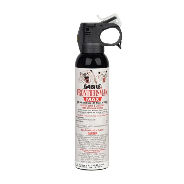 Sabre frontiersman max bear and mountain lion spray 9. 2 oz