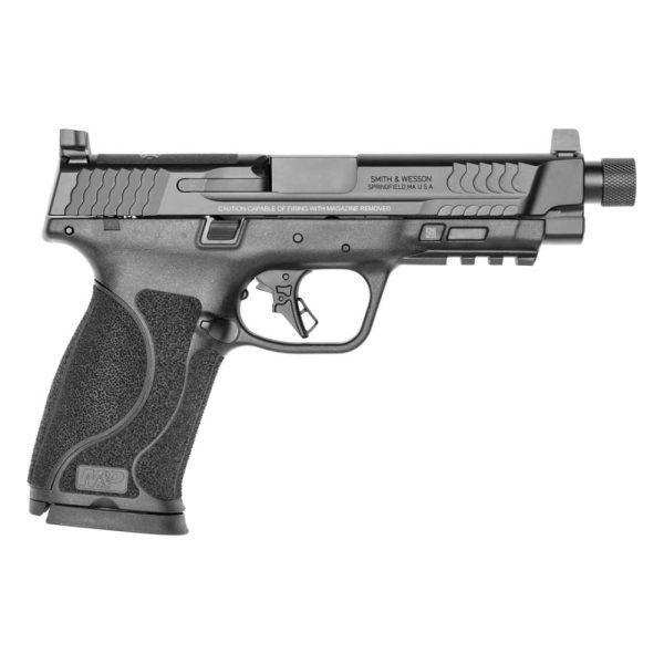 Smith & wesson m&p 45 m2. 0 full size handgun 45 auto 10rd magazines(2) 5" threaded barrel black finish