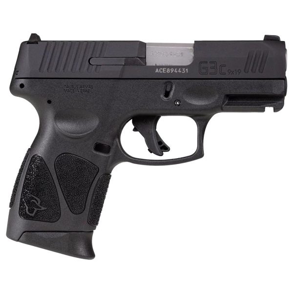 Taurus g3c tenifer handgun 9mm luger 12rd magazines 3. 2" barrel black finish no manual safety