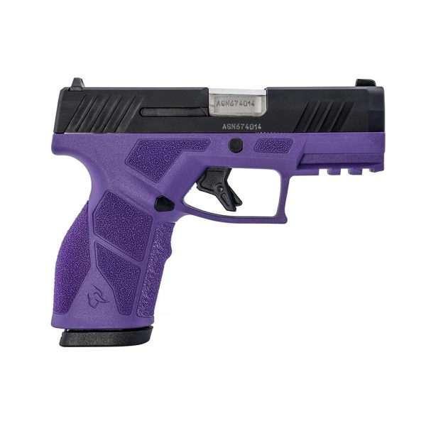 Taurus gx2 handgun 9mm luger 13rd magazines (2) 3. 38" barrel dark purple frame/black slide