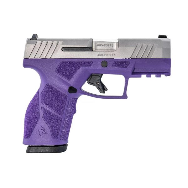 Taurus gx2 handgun 9mm luger 13rd magazines (2) 3. 38" barrel dark purple frame/stainless slide