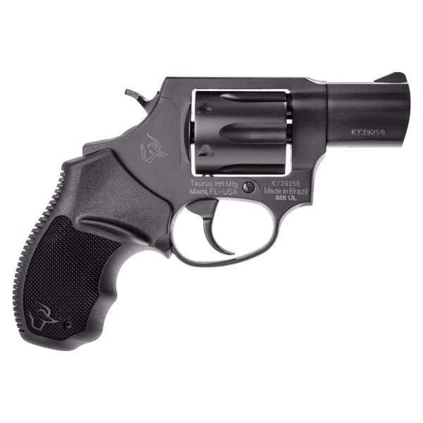 Taurus 856 ultra lite handgun. 38 spl 6rd capacity 2" barrel black frame & cylinder