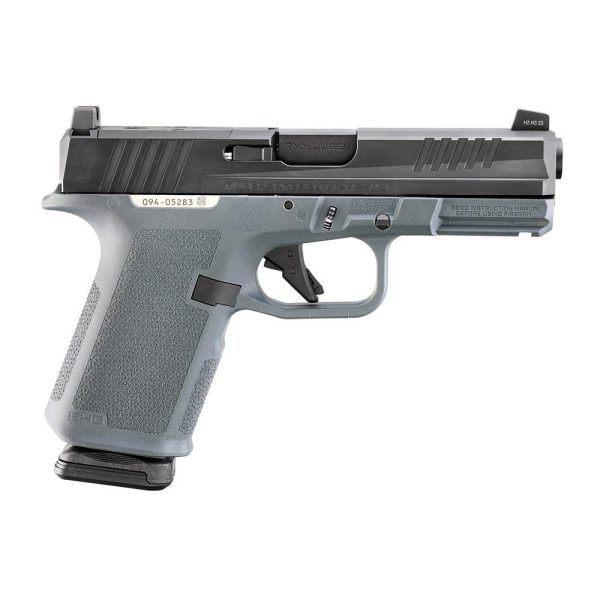 Ruger rxm polymer frame handgun 9mm luger 10rd magazine(2) 4" barrel stealth grey grip