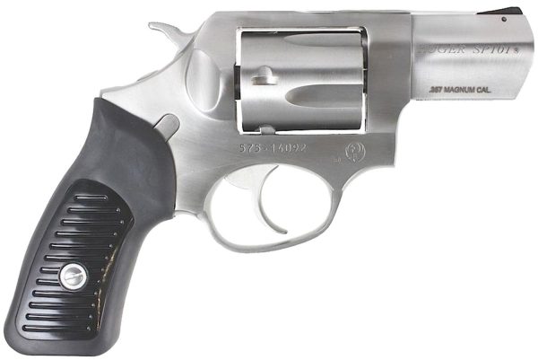 Sp101 357 mag da revolver 2. 25" bbl satin sts w/hammer