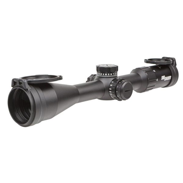 Sig sauer whiskey 4 rifle scope 5-20x50 30mm ffp moa milling hunter illum exp zerostop - black