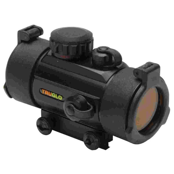 Truglo traditional red dot sight - 1x40mm 5 moa red dot - matte